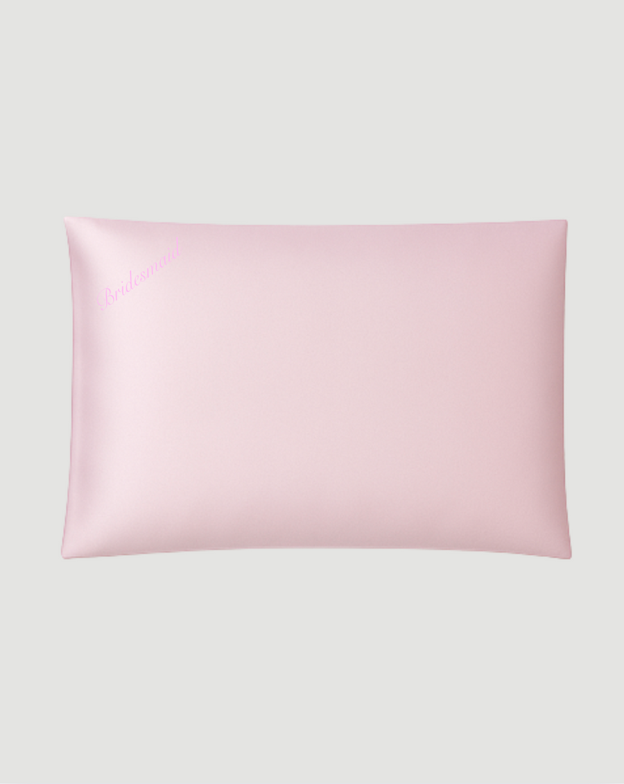 Baby Pink Silk Pillowcase