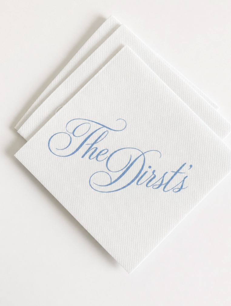 Personalised Paper Napkins