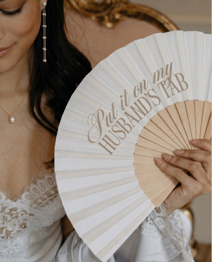 Put It On My Husband's Tab Fan