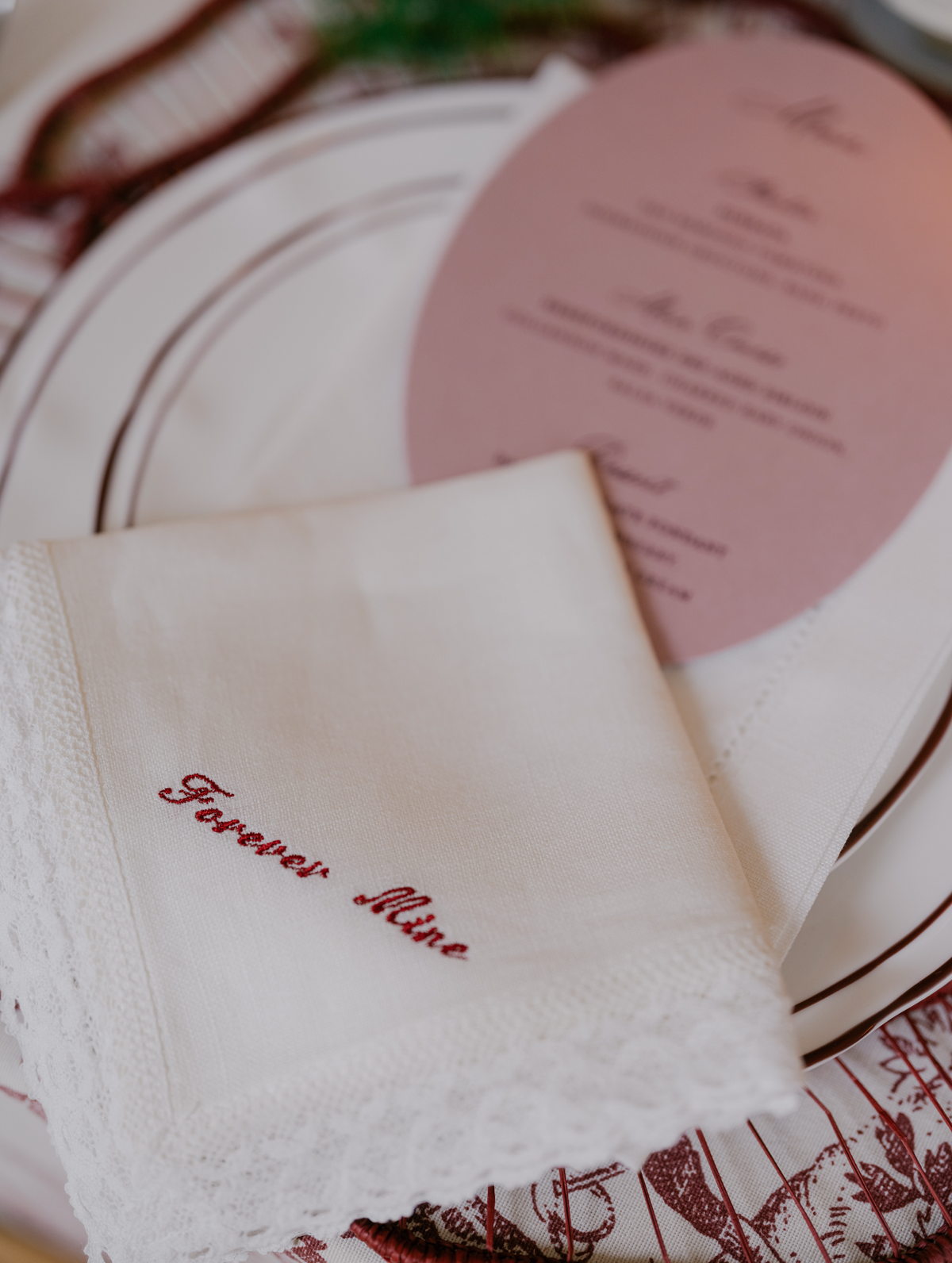 Personalise Me Handkerchief Lace Trim