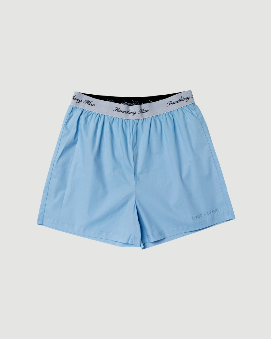 Something Blue Baby Blue Boxer Shorts
