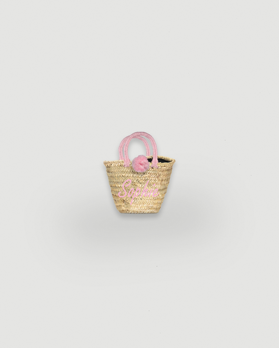 Tiny Personalised Wicker Basket