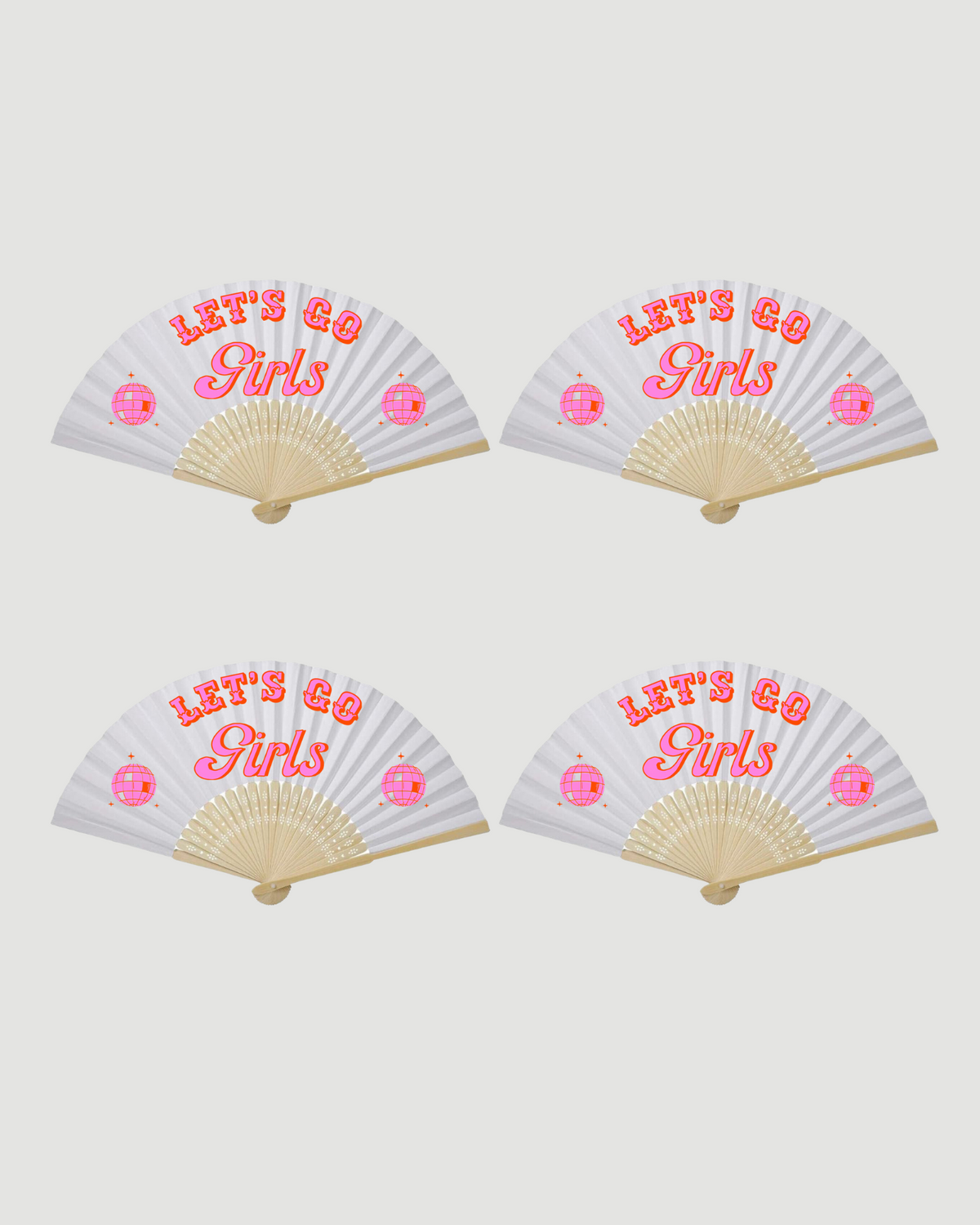 Lets Go Paper Fan