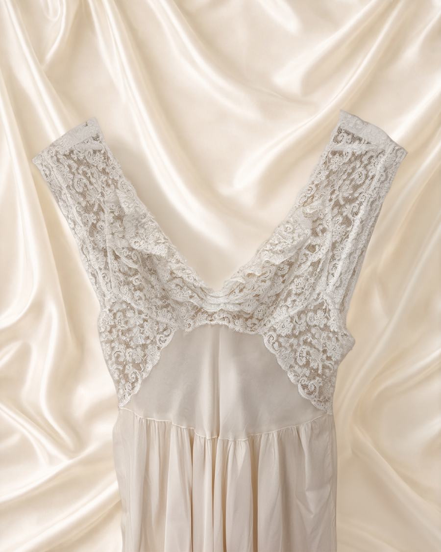 Vintage 1930's Ivory Silk Slip Dress – Gigi & Olive