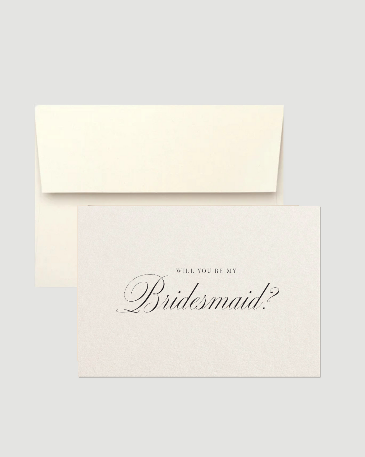 Will You Be My Bridesmaid Card Script