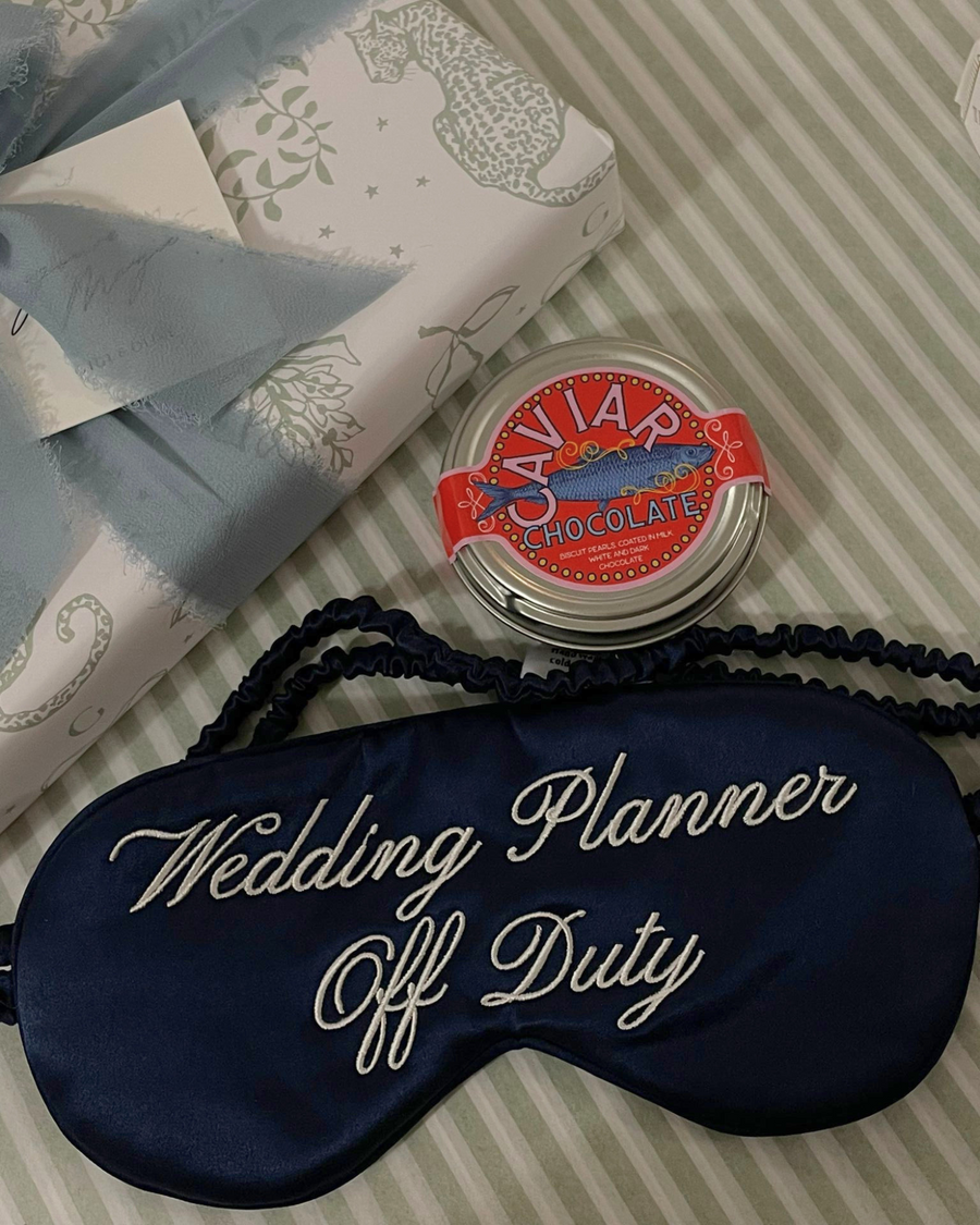 Wedding Planner Off Duty Silk Eye Mask