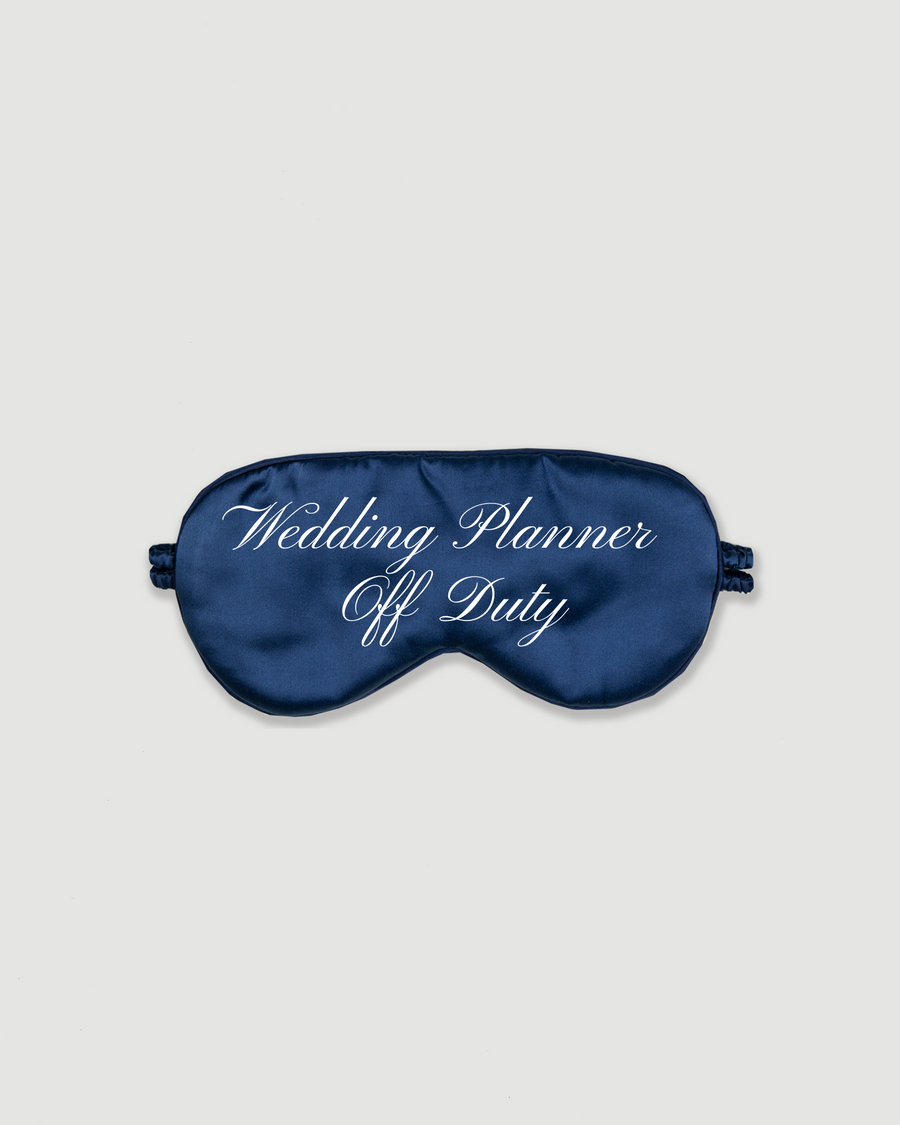 Wedding Planner Off Duty Silk Eye Mask