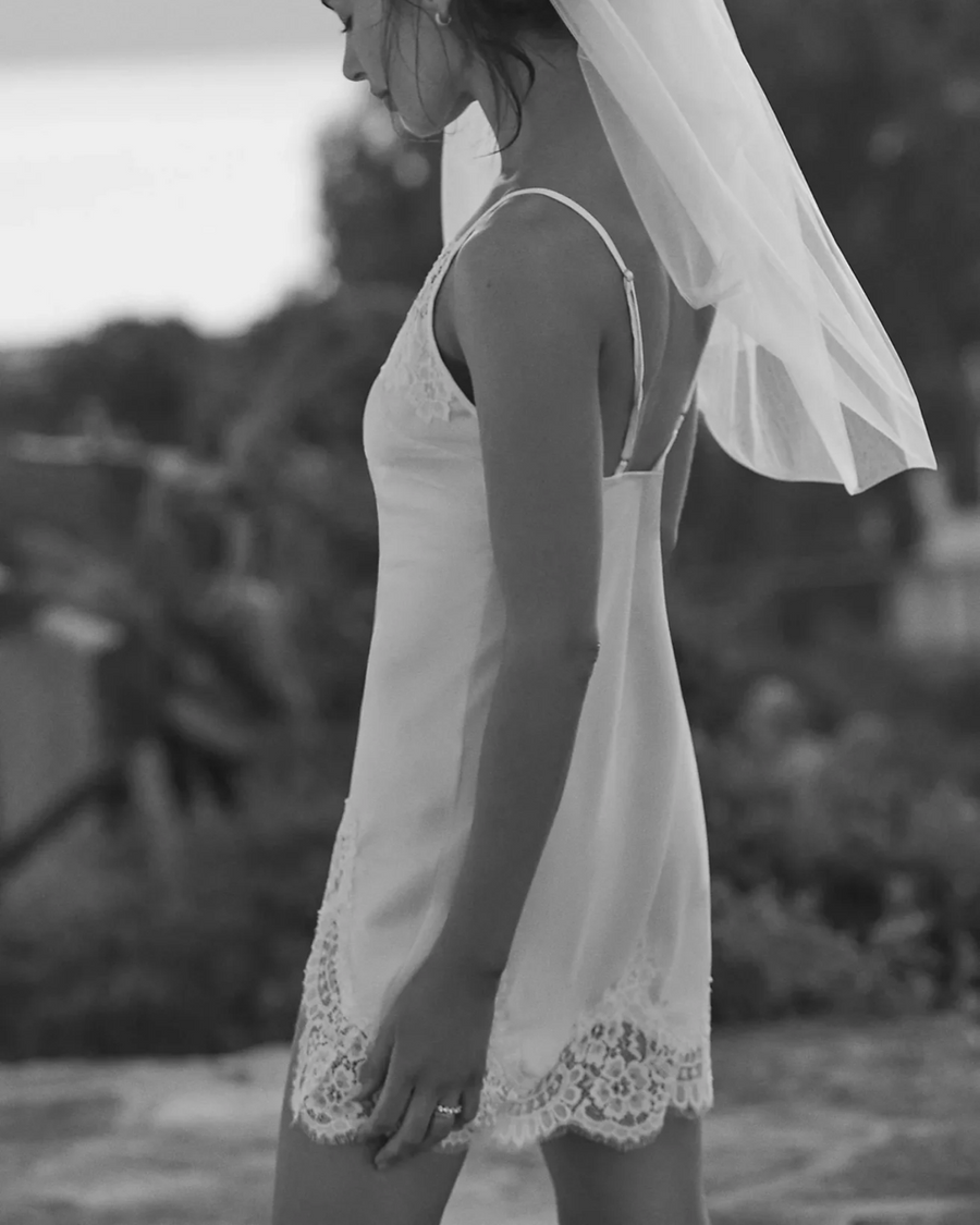 White bridal slip sales
