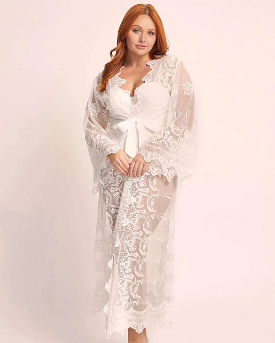 Madonna Lace Robe