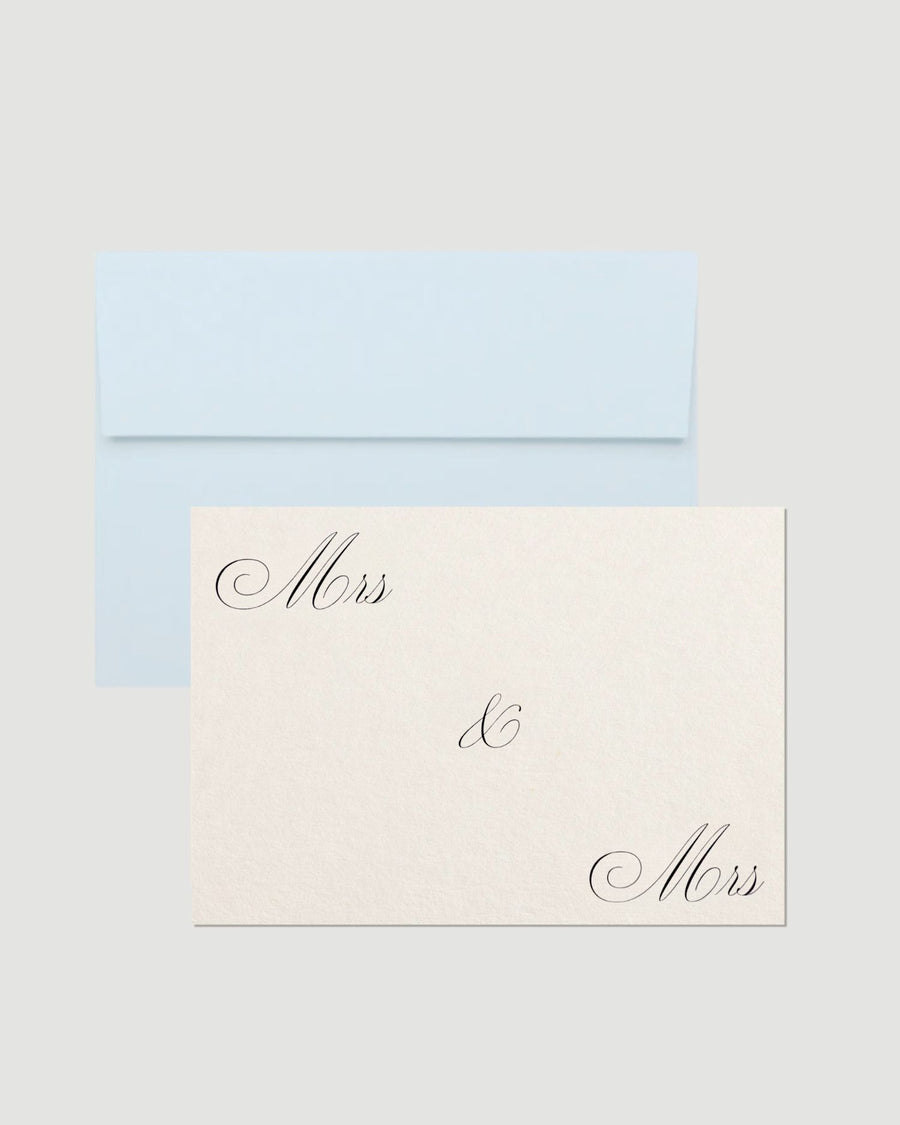 Mrs & Mrs Landscape Card