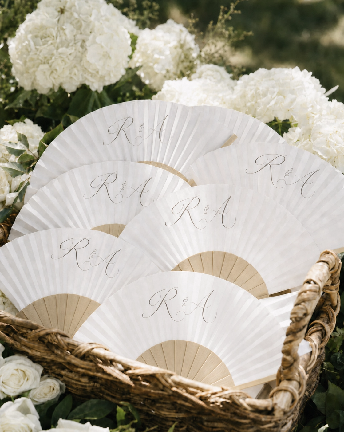 Wedding Favour Fans
