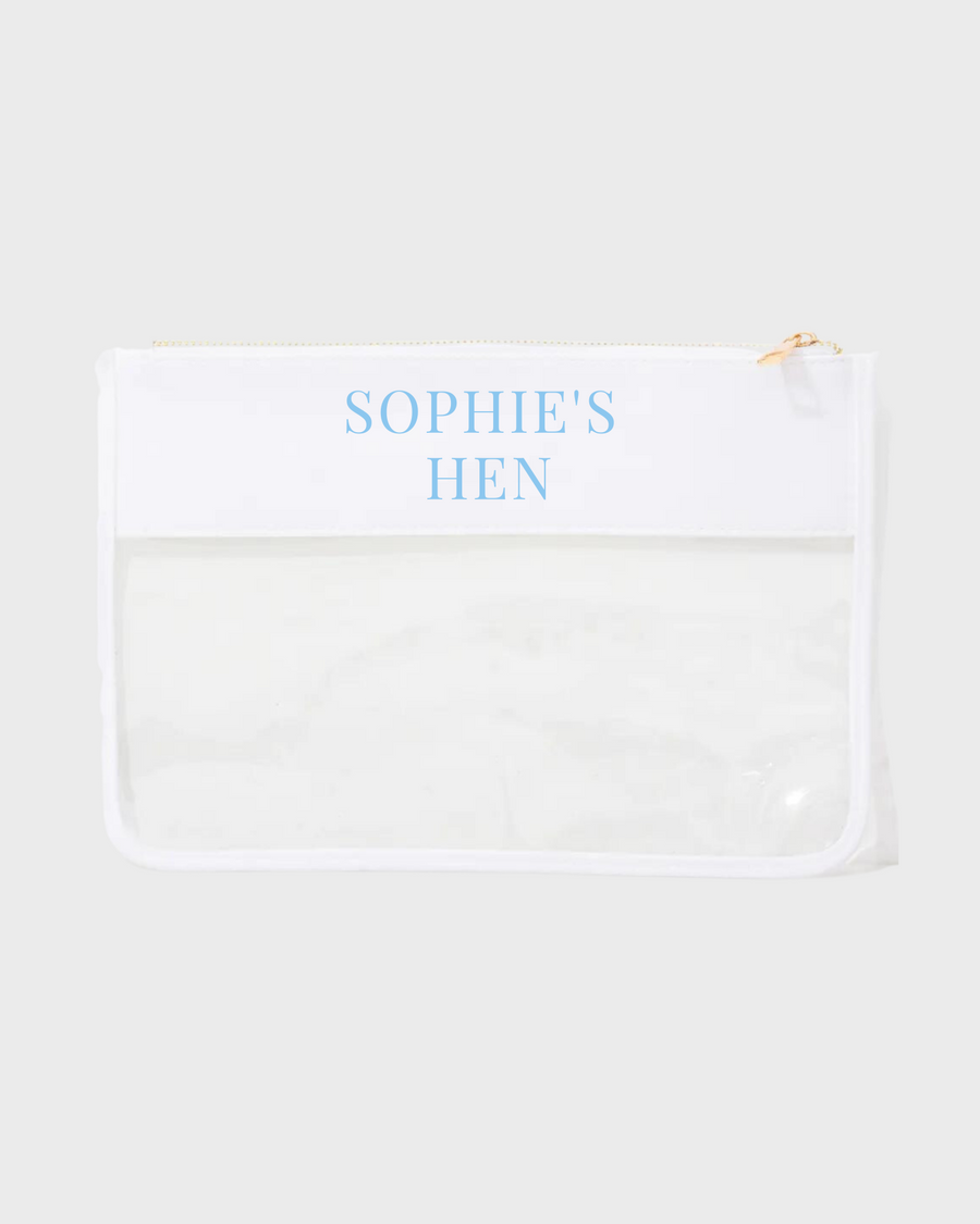 Personalise Me Clear Pouch