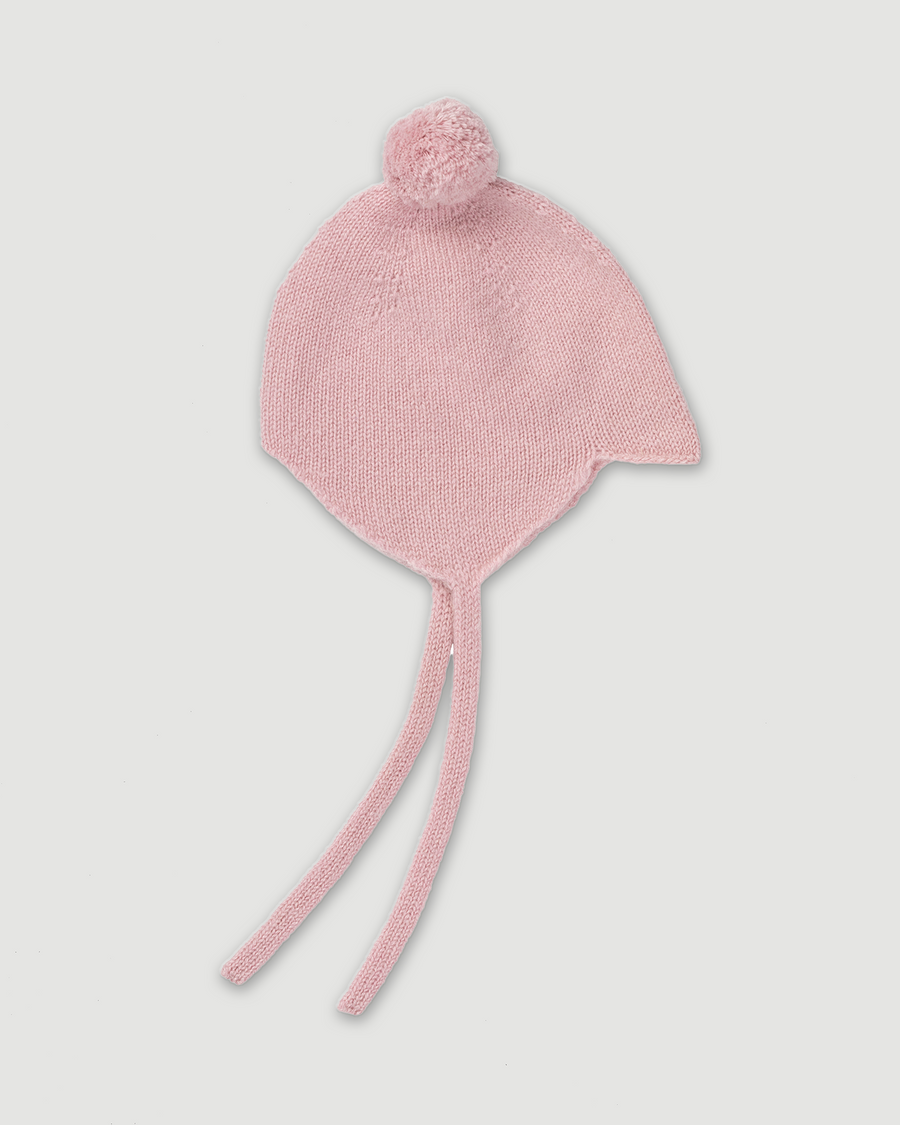 Cashmere Baby Bonnet in Pink