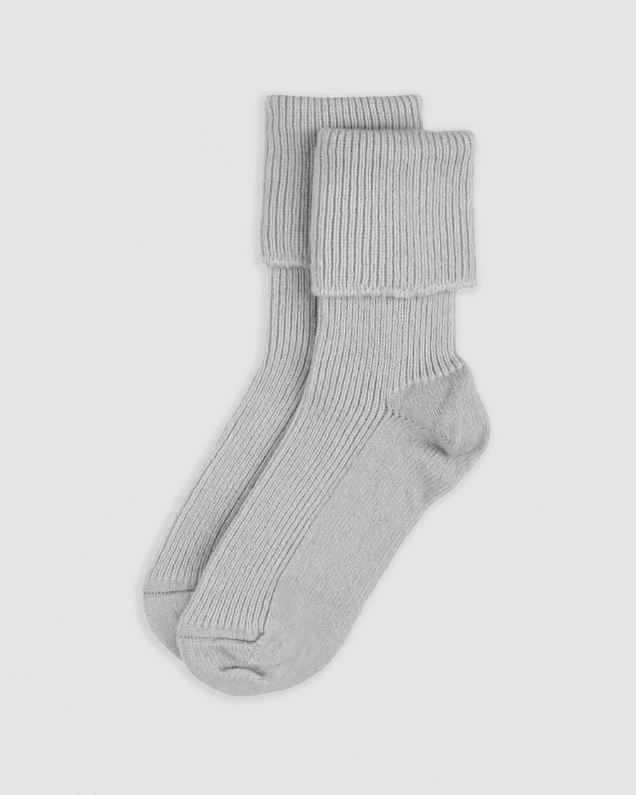 Cashmere socks in Grey