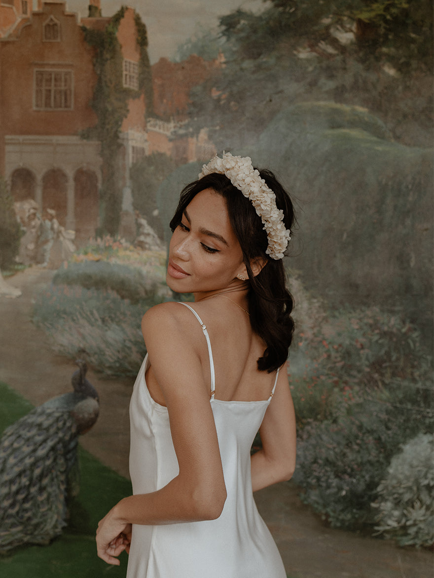 Ivory Classic Flower Crown