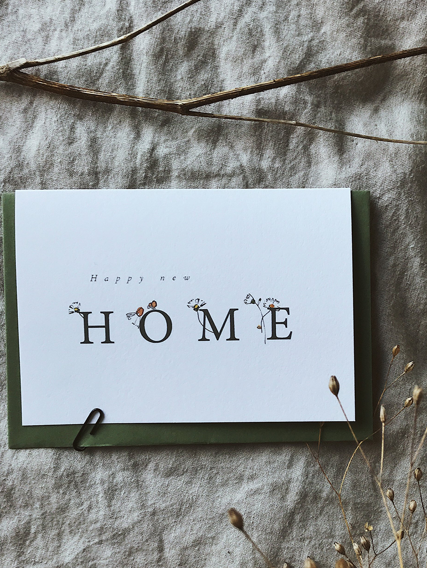 Happy New Home Card