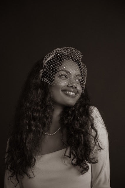 Diamante Birdcage Veil