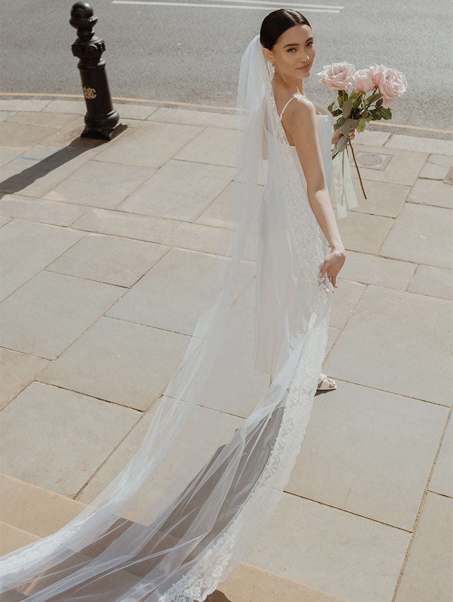 Long Lace Cathedral Veil