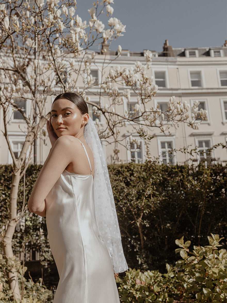 veil for midi wedding dress A Guide to Wedding Veil Lengths and Styles