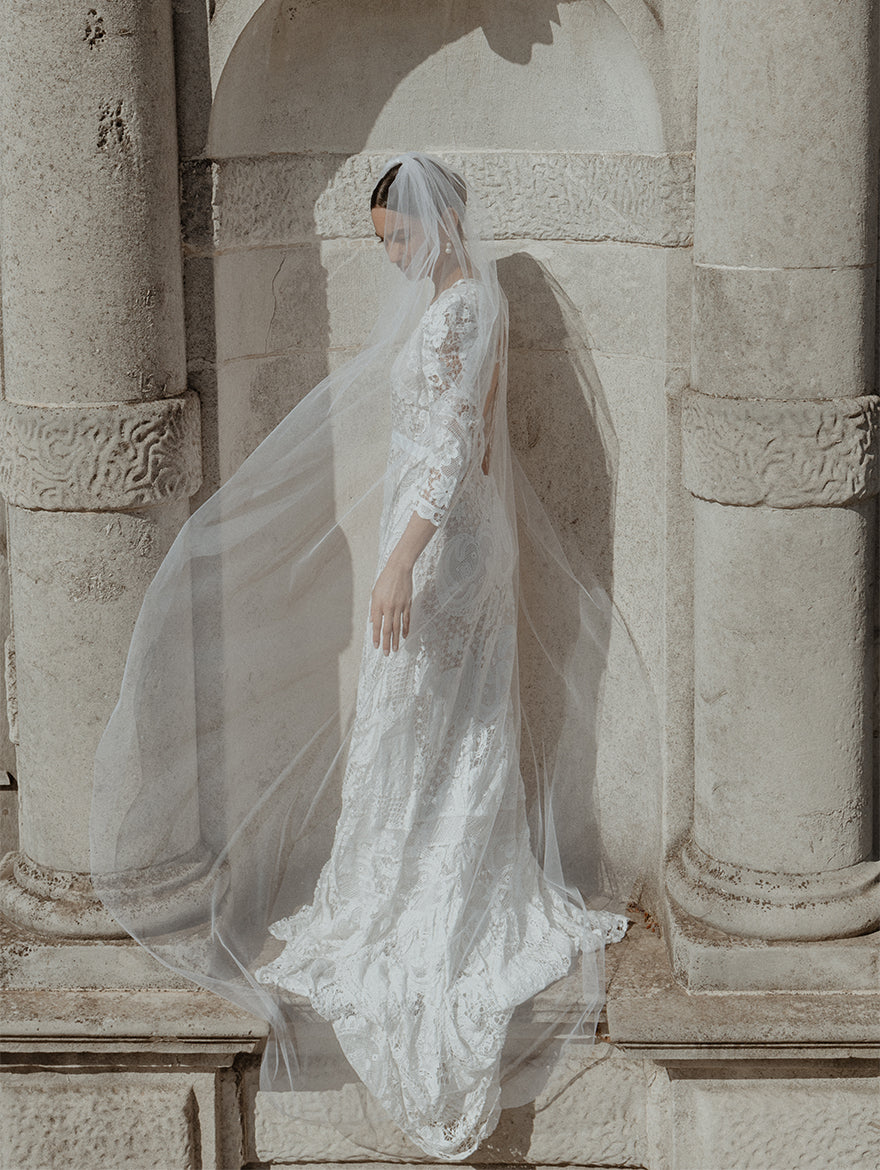 Classic Long Veil – Gigi & Olive