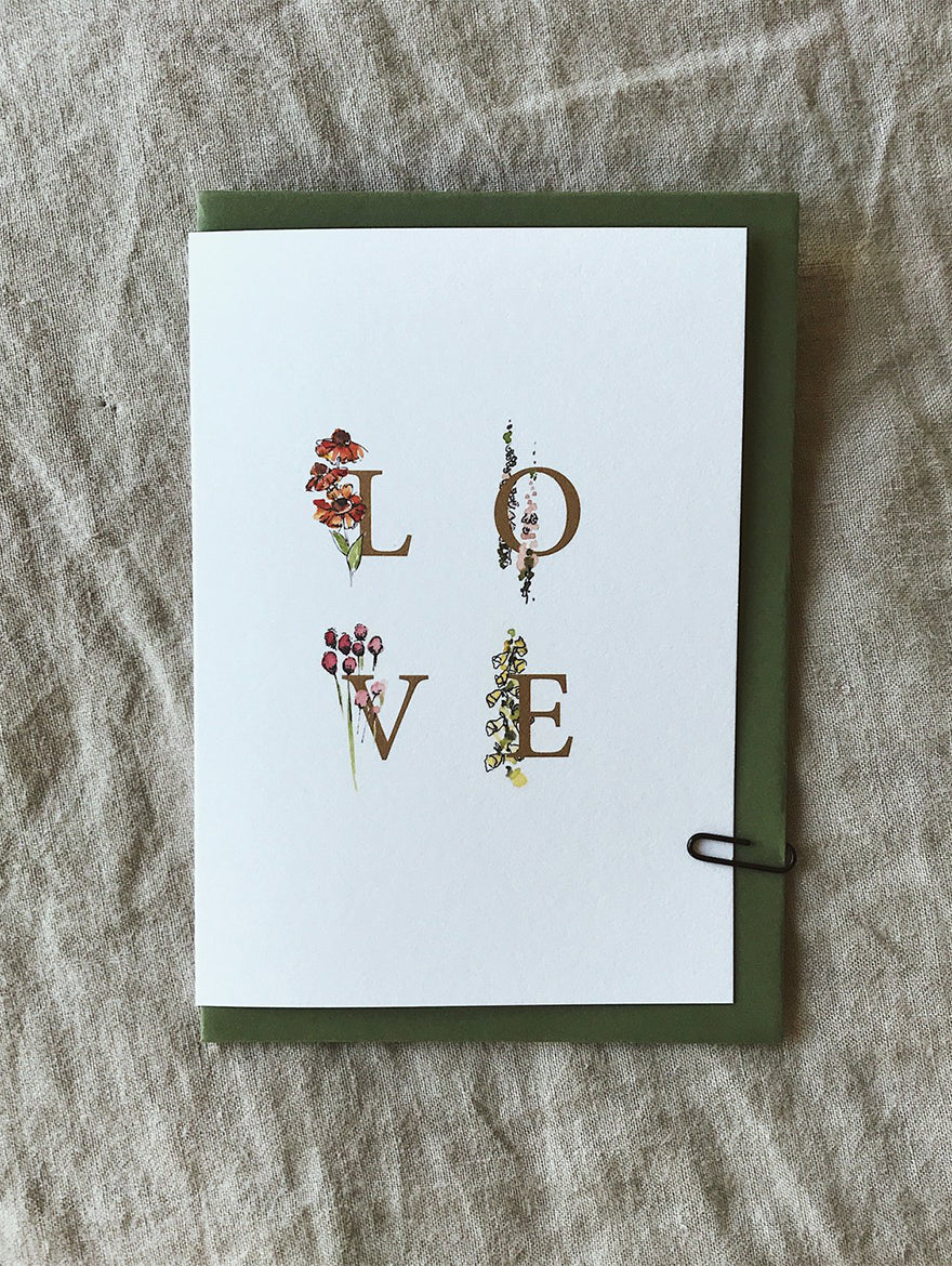 Floral Love Card