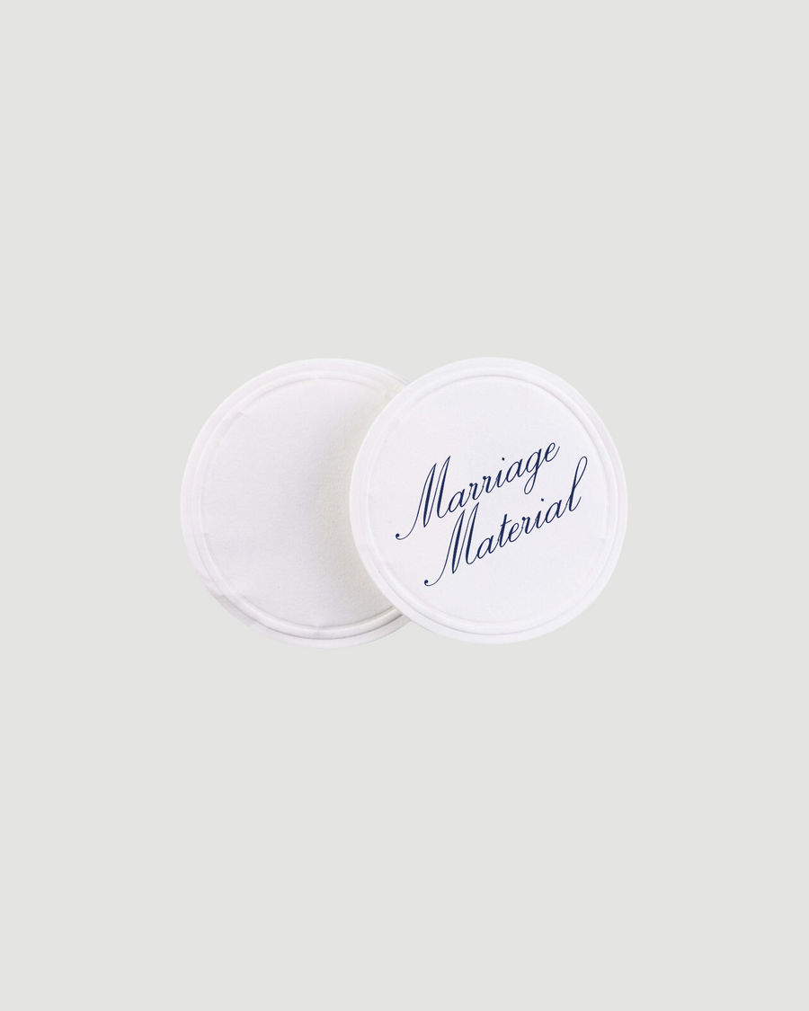 Navy Marriage Material Coasters (pack of 20)