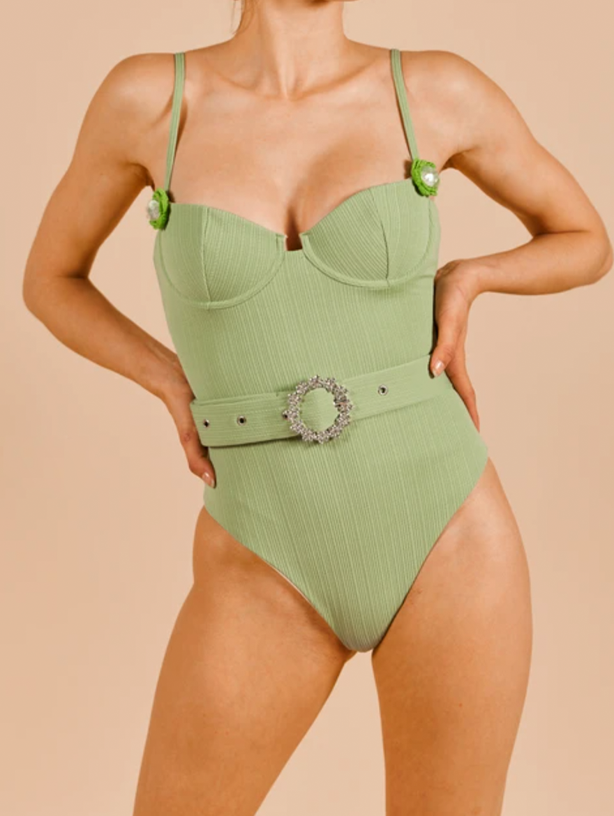 Orchid Swimsuit in Sage Green