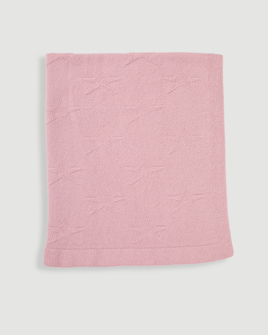 Cashmere Baby Blanket in Pink