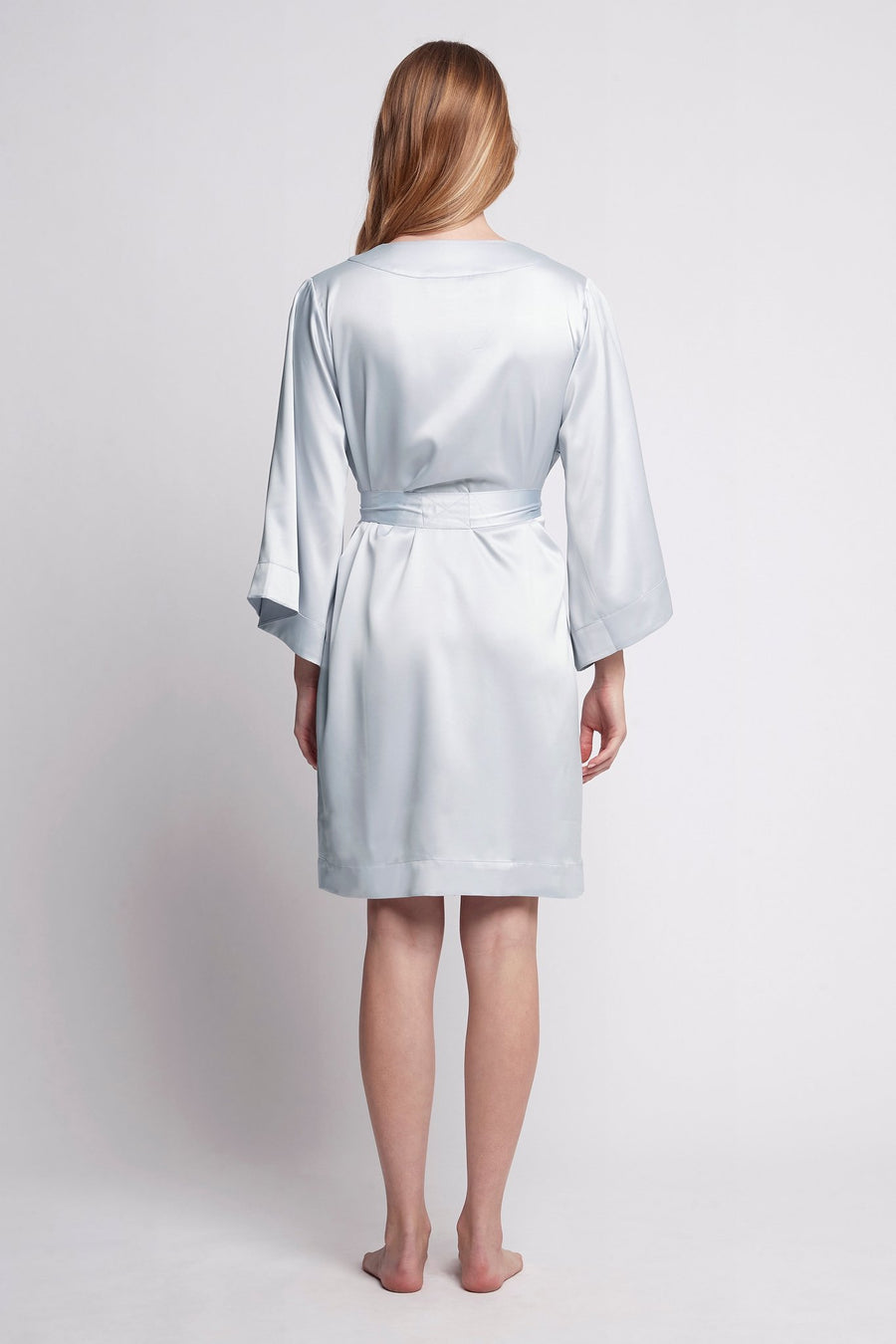 Eggshell Blue Jasmine Robe