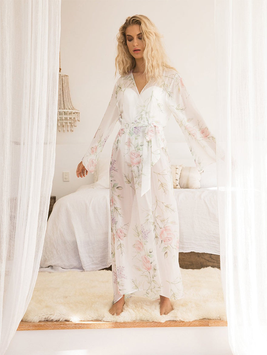 SOFIA CHIFFON MAXI ROBE – Gigi & Olive
