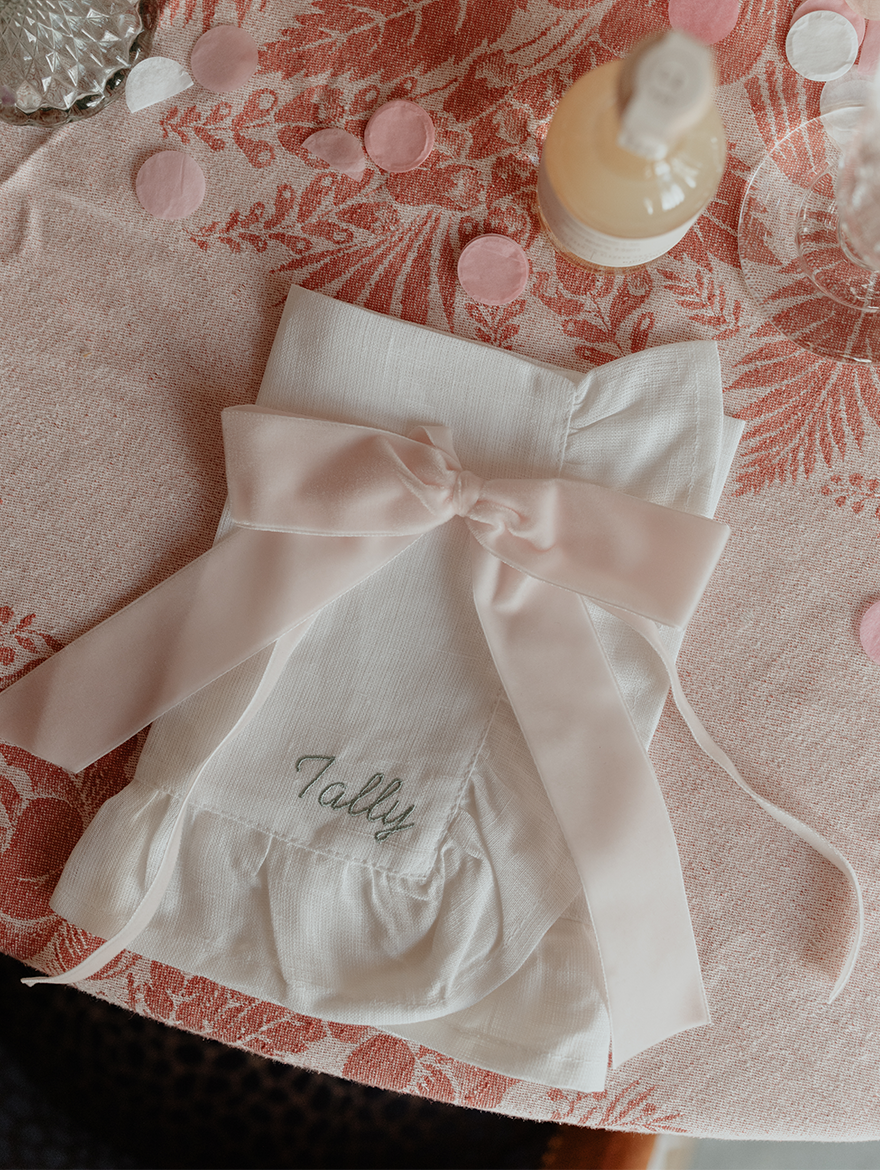 Frill Embroidered Napkins